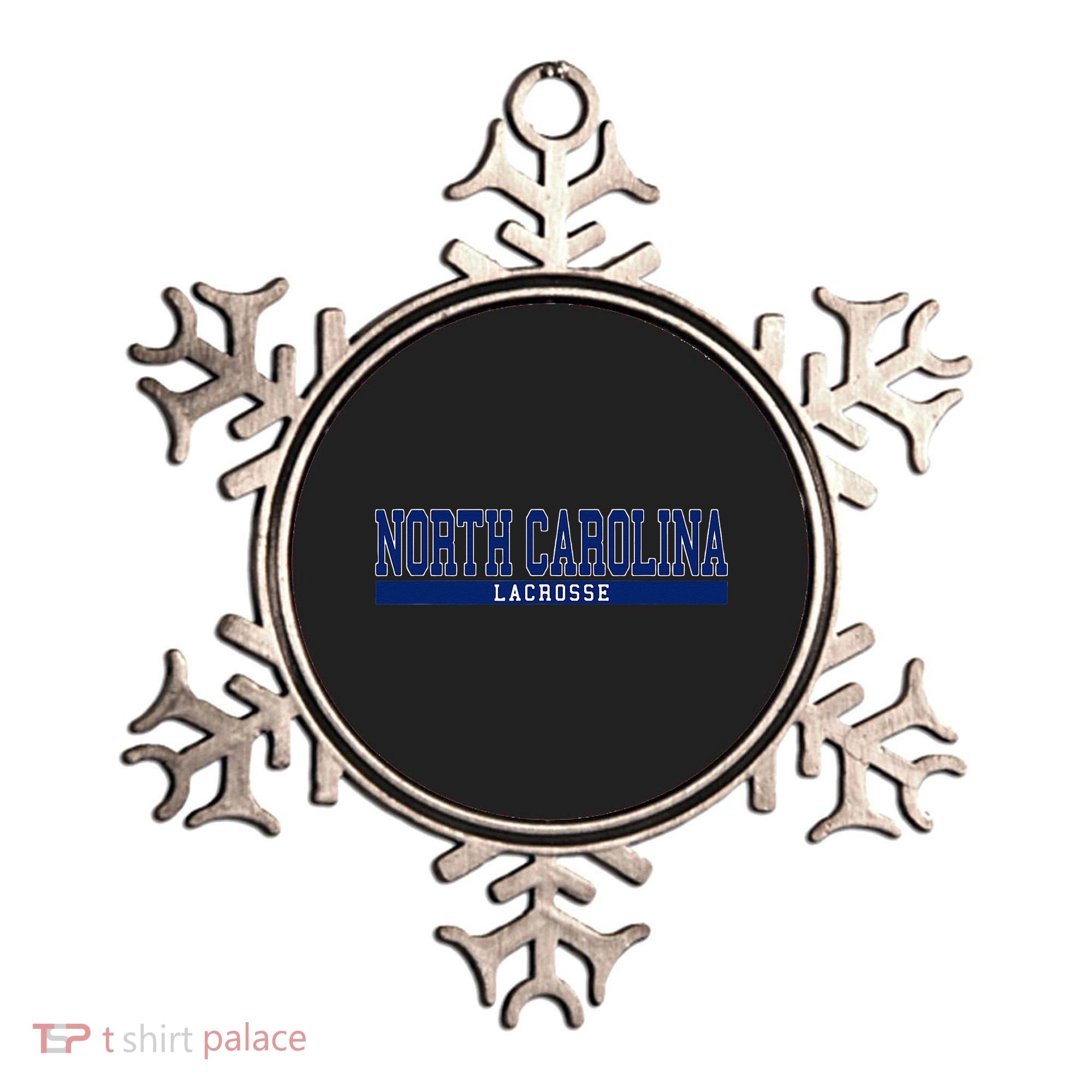 North Carolina Lacrosse Ornament