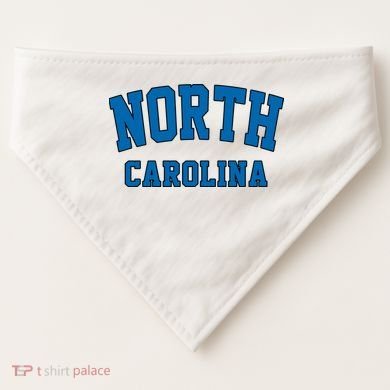 North Carolina Logo USA-Made Doggie Bandana