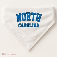 North Carolina Logo USA-Made Doggie Bandana thumb 0