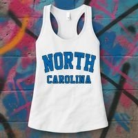 North Carolina Logo Women's Tank Top thumb 3