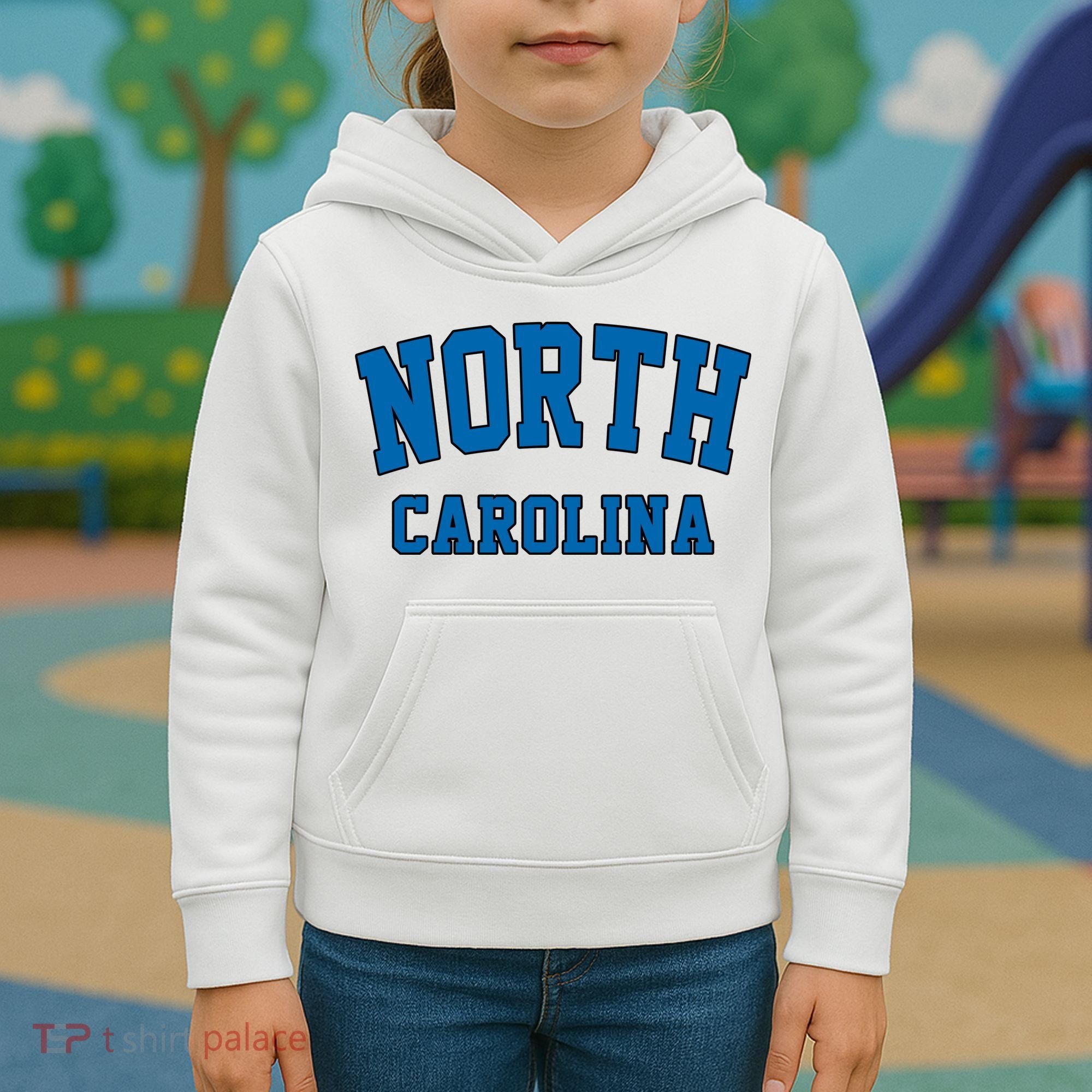 North Carolina Logo Kids Hoodie