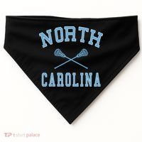 North Carolina Lacrosse USA-Made Doggie Bandana thumb 0
