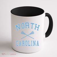 North Carolina Lacrosse Coffee Mug thumb 1