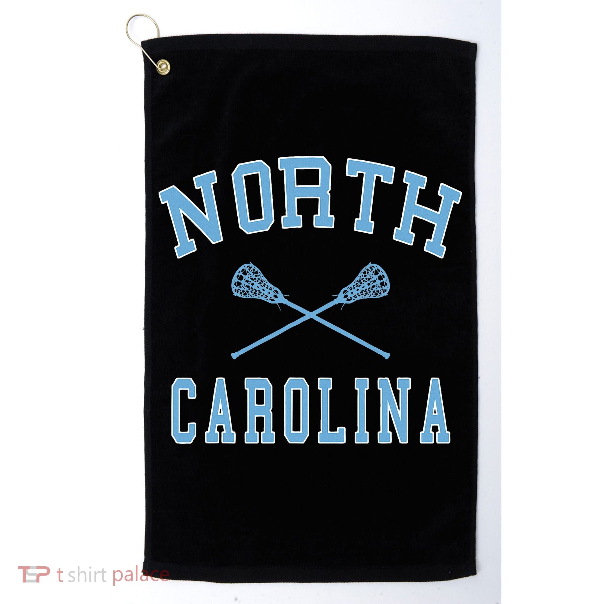 North Carolina Lacrosse Golf Towel