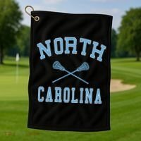 North Carolina Lacrosse Golf Towel thumb 1