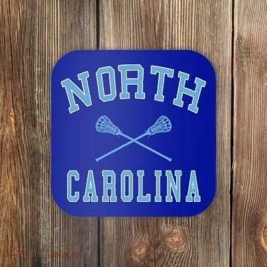 North Carolina Lacrosse Coaster