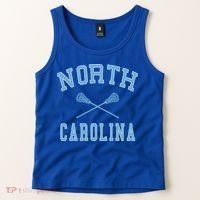 North Carolina Lacrosse Tank Top thumb 2