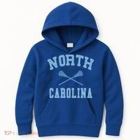 North Carolina Lacrosse Kids Hoodie thumb 0