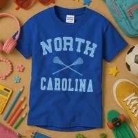 North Carolina Lacrosse Kids T-Shirt thumb 3
