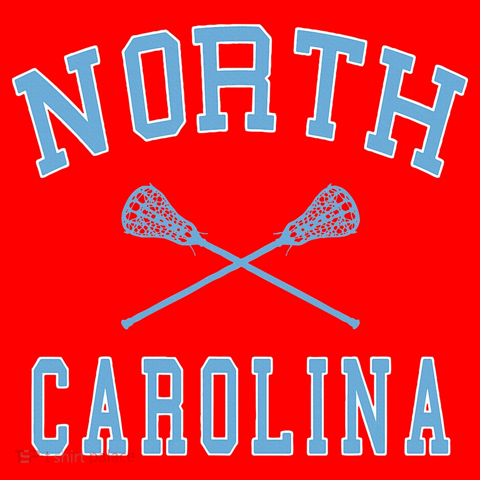 North Carolina Lacrosse Santa Hat