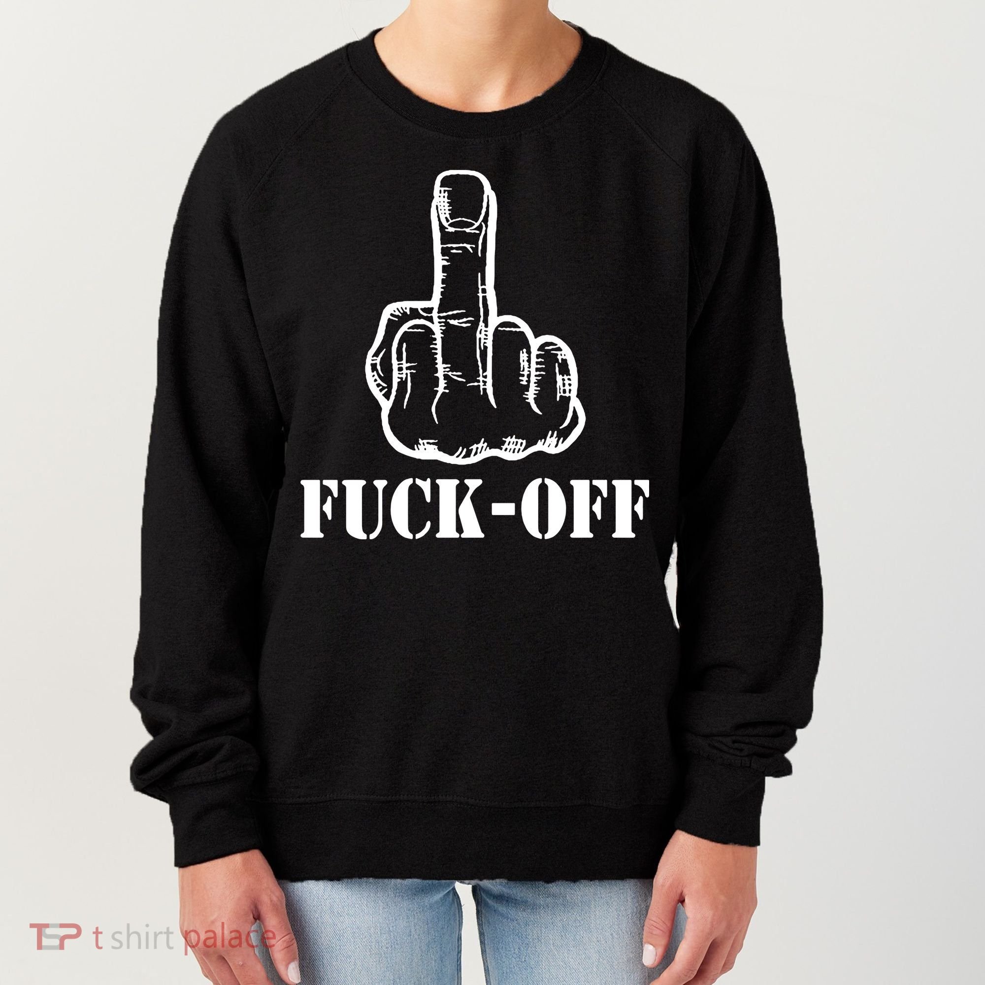 Newst Creative Middle Finger Despise Fuckoff Women's Sweatshirt