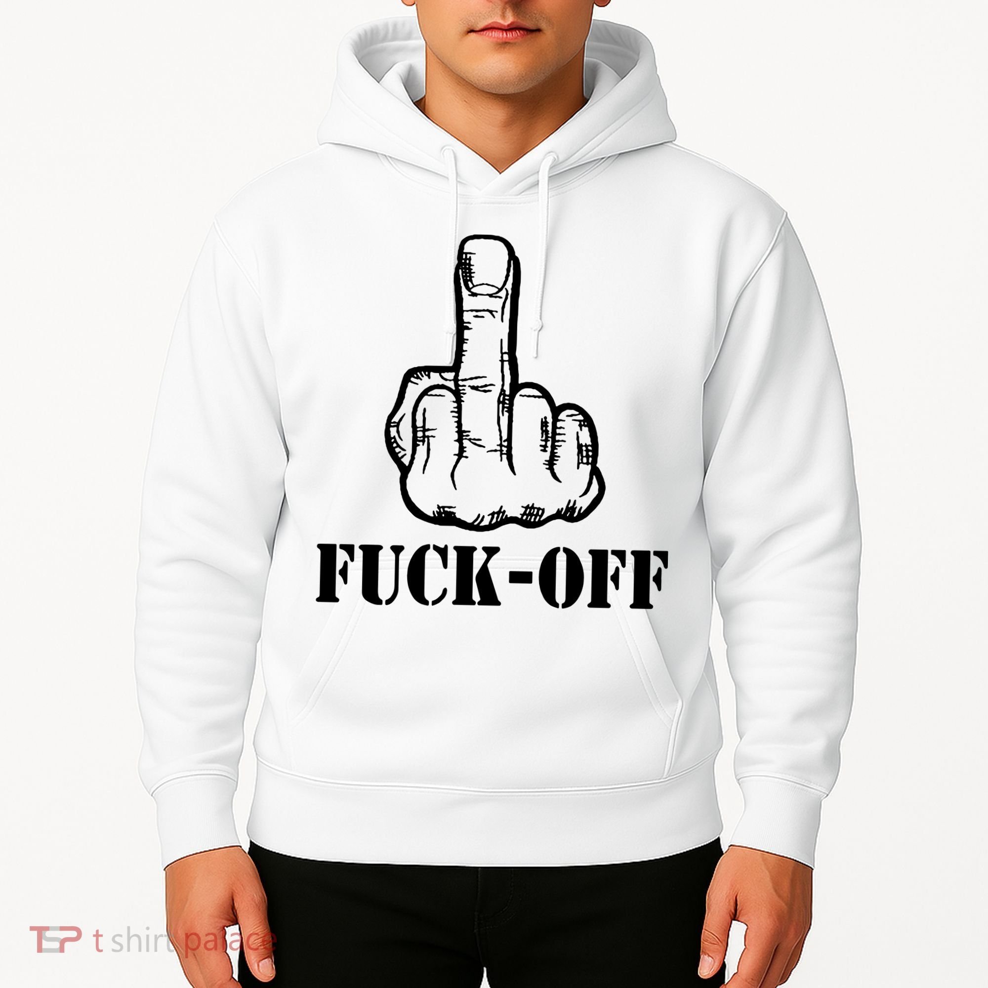Newst Creative Middle Finger Despise Fuckoff Hoodie