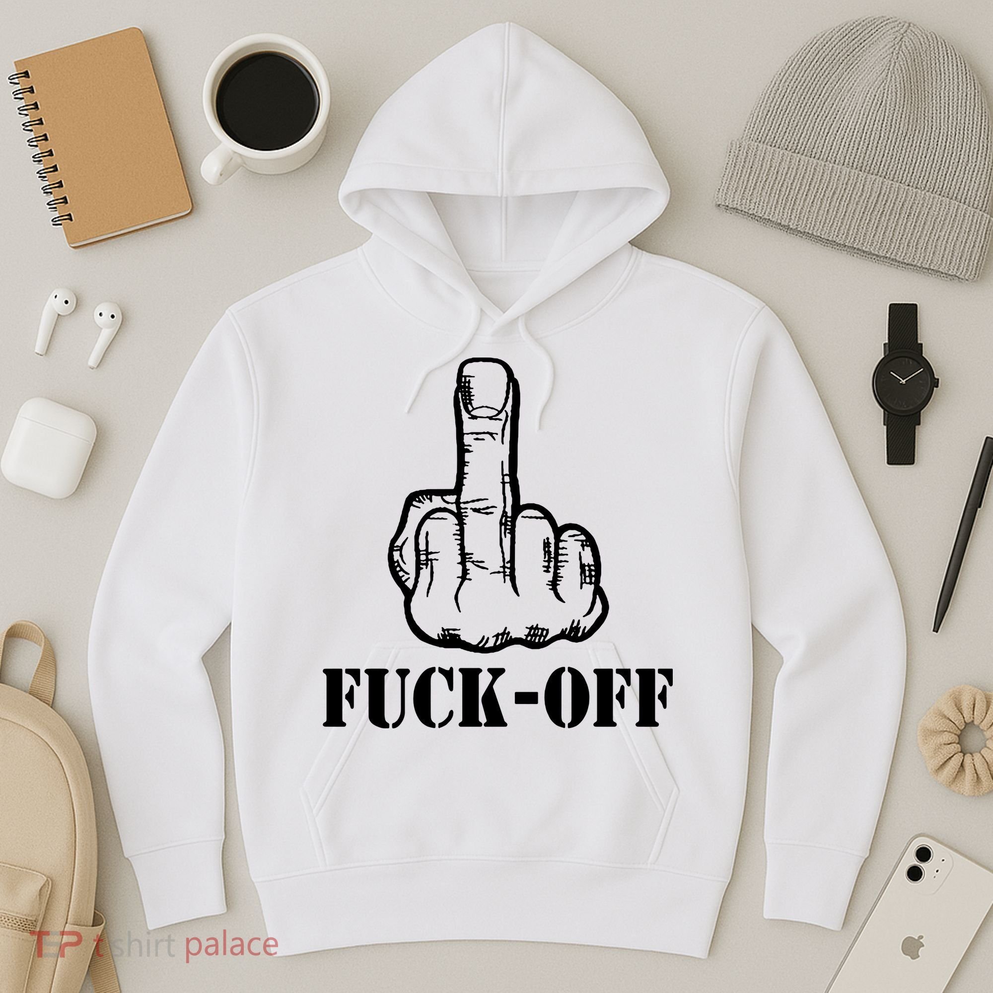 Newst Creative Middle Finger Despise Fuckoff Hoodie