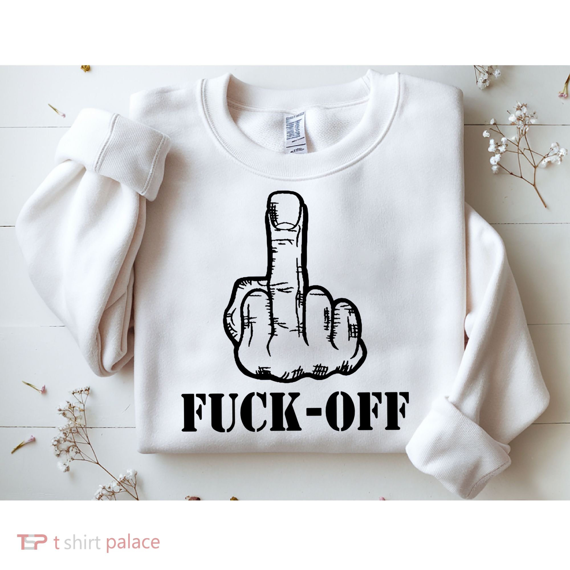 Newst Creative Middle Finger Despise Fuckoff Sweatshirt
