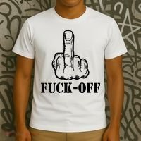 Newst Creative Middle Finger Despise Fuckoff T-Shirt thumb 3
