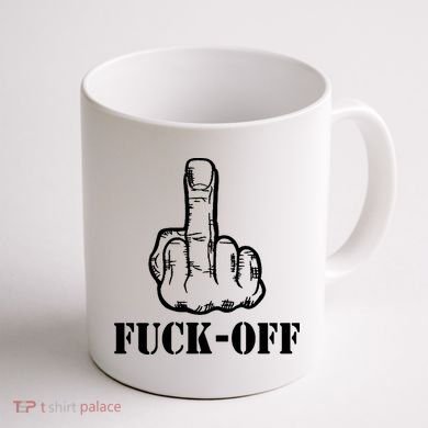 Newst Creative Middle Finger Despise Fuckoff Coffee Mug back