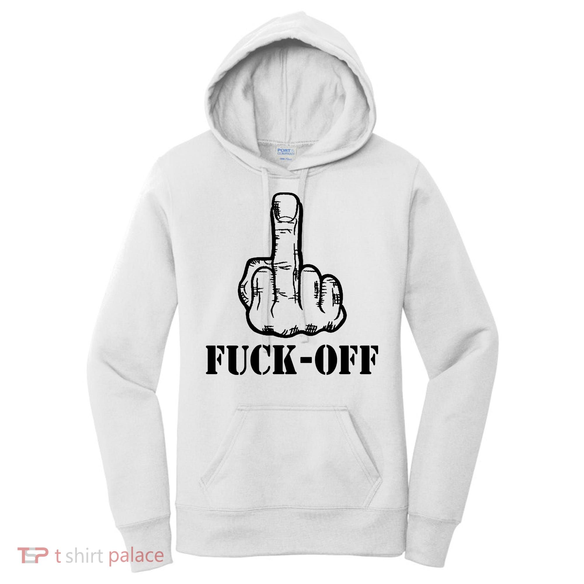 Newst Creative Middle Finger Despise Fuckoff Women's Hoodie