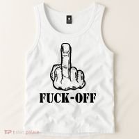 Newst Creative Middle Finger Despise Fuckoff Tank Top thumb 2