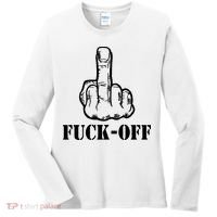 Newst Creative Middle Finger Despise Fuckoff Women's Long Sleeve Shirt thumb 0