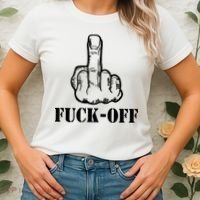 Newst Creative Middle Finger Despise Fuckoff Women's T-Shirt thumb 2