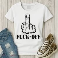 Newst Creative Middle Finger Despise Fuckoff Women's T-Shirt thumb 3