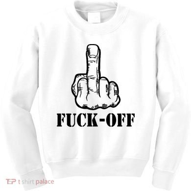Newst Creative Middle Finger Despise Fuckoff Kids Sweatshirt