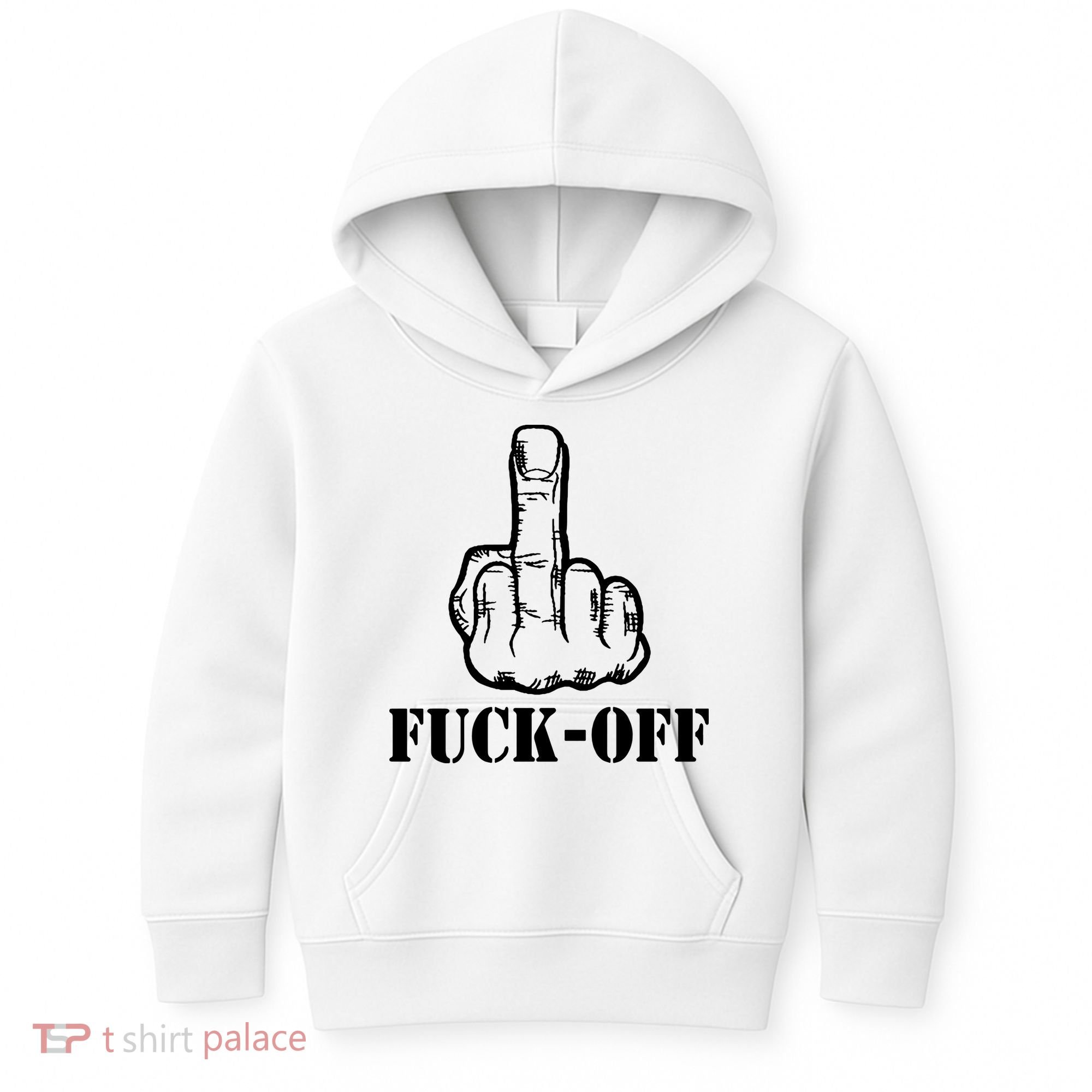 Newst Creative Middle Finger Despise Fuckoff Kids Hoodie