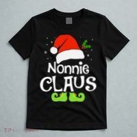 Nonnie Claus Matching Family Christmas 2022 Costume Santa T-Shirt thumb 5