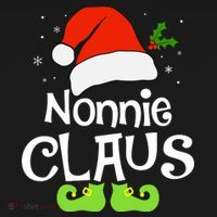 Nonnie Claus Matching Family Christmas 2022 Costume Santa T-Shirt thumb 7