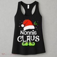 Nonnie Claus Matching Family Christmas 2022 Costume Santa Women's Tank Top thumb 3