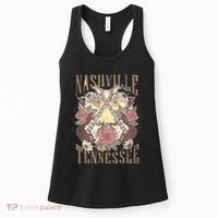 Nashville Country Music City Retro Nash Bash Bach Women's Tank Top thumb 0