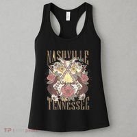 Nashville Country Music City Retro Nash Bash Bach Women's Tank Top thumb 3