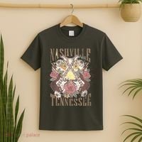 Nashville Country Music City Retro Nash Bash Bach T-Shirt thumb 2