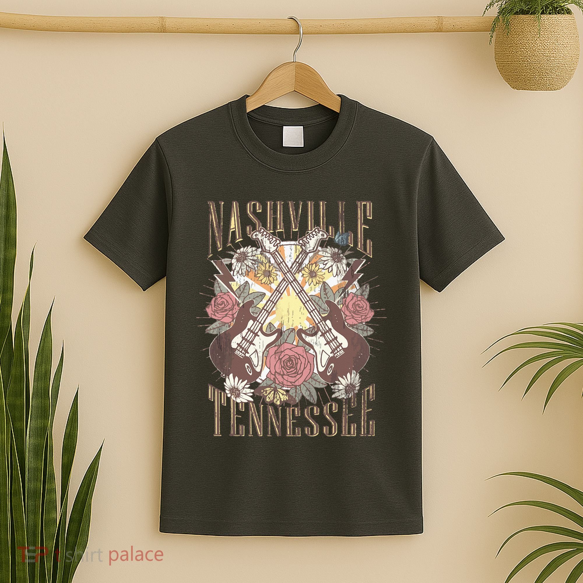 Nashville Country Music City Retro Nash Bash Bach T-Shirt
