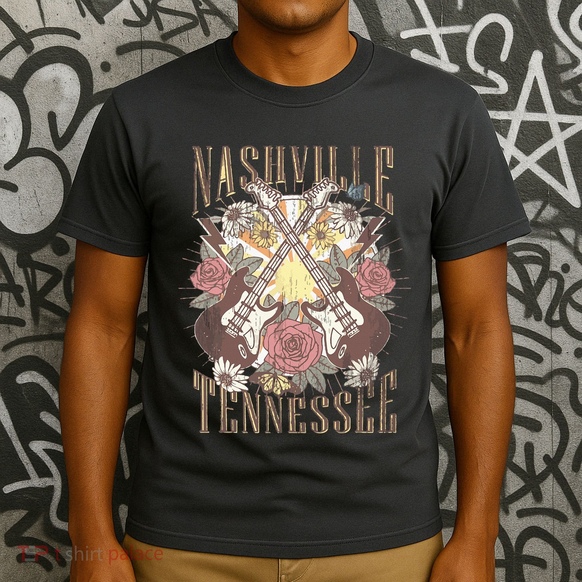 Nashville Country Music City Retro Nash Bash Bach T-Shirt