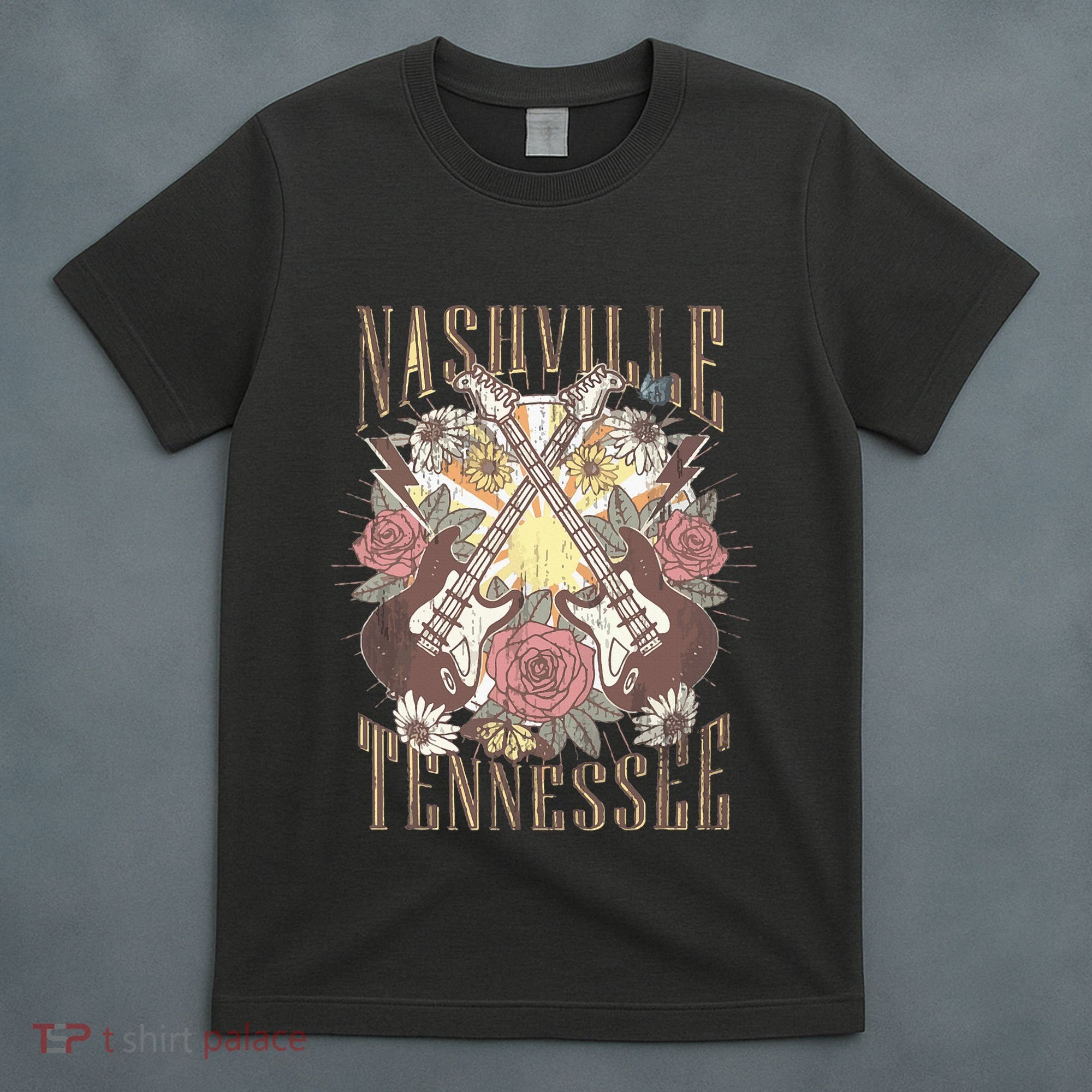 Nashville Country Music City Retro Nash Bash Bach T-Shirt