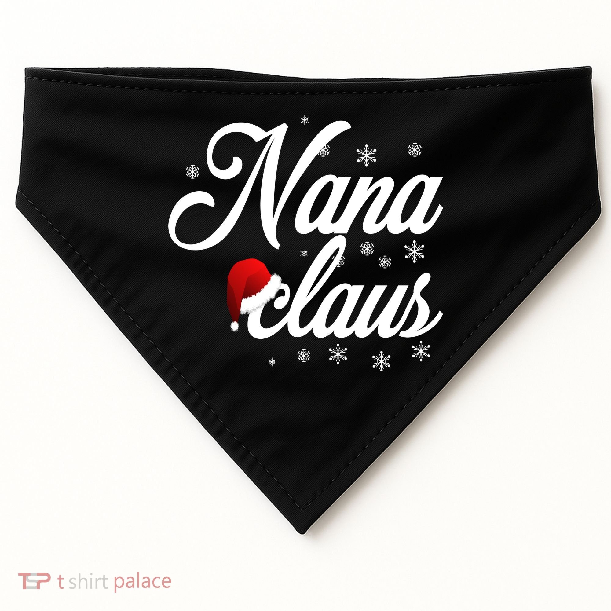 Nana Claus USA-Made Doggie Bandana