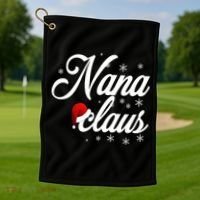 Nana Claus Golf Towel thumb 1