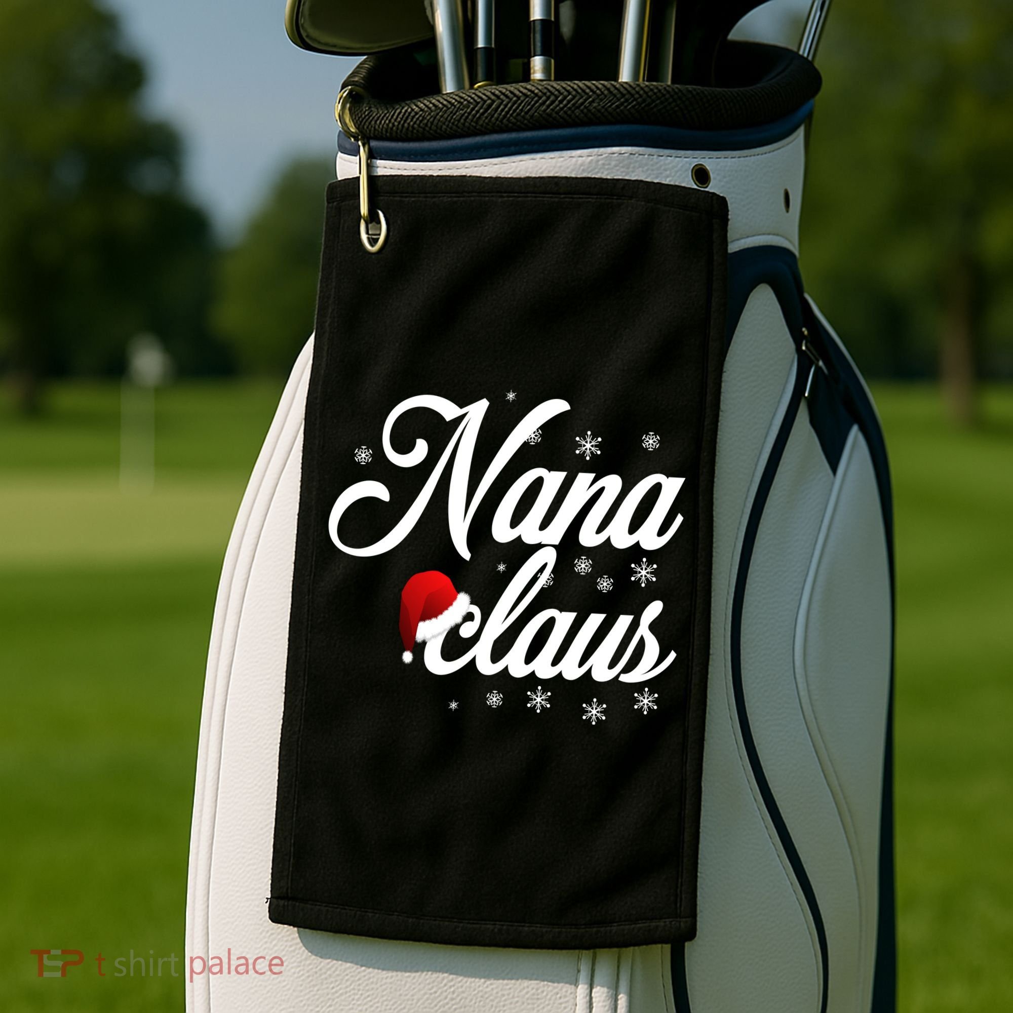 Nana Claus Golf Towel