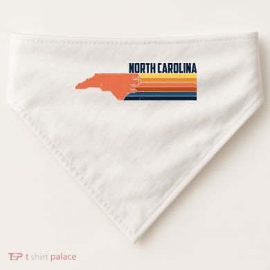 Retro Vintage North Carolina USA-Made Doggie Bandana
