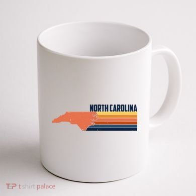 Retro Vintage North Carolina Coffee Mug back