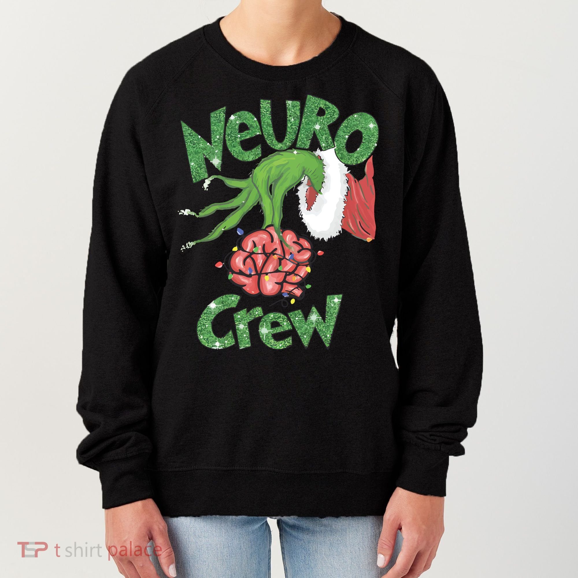 Neuro Crew Nurse Christmas Women's Sweatshirt