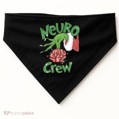 Neuro Crew Nurse Christmas USA-Made Doggie Bandana