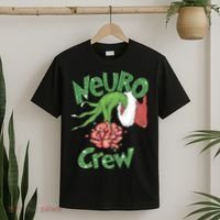 Neuro Crew Nurse Christmas T-Shirt thumb 2