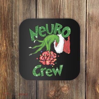 Neuro Crew Nurse Christmas Coaster