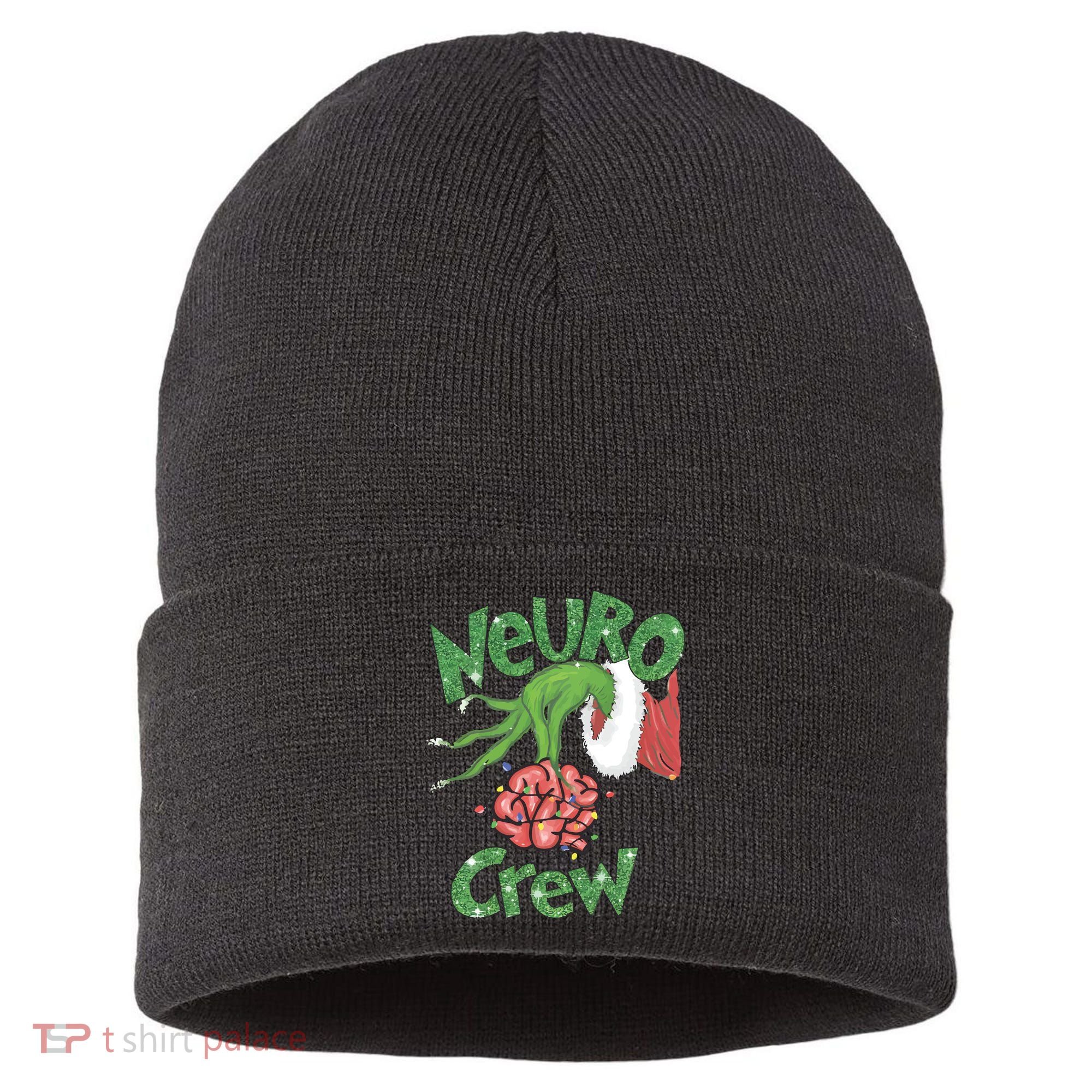 Neuro Crew Nurse Christmas Sustainable Knit Beanie