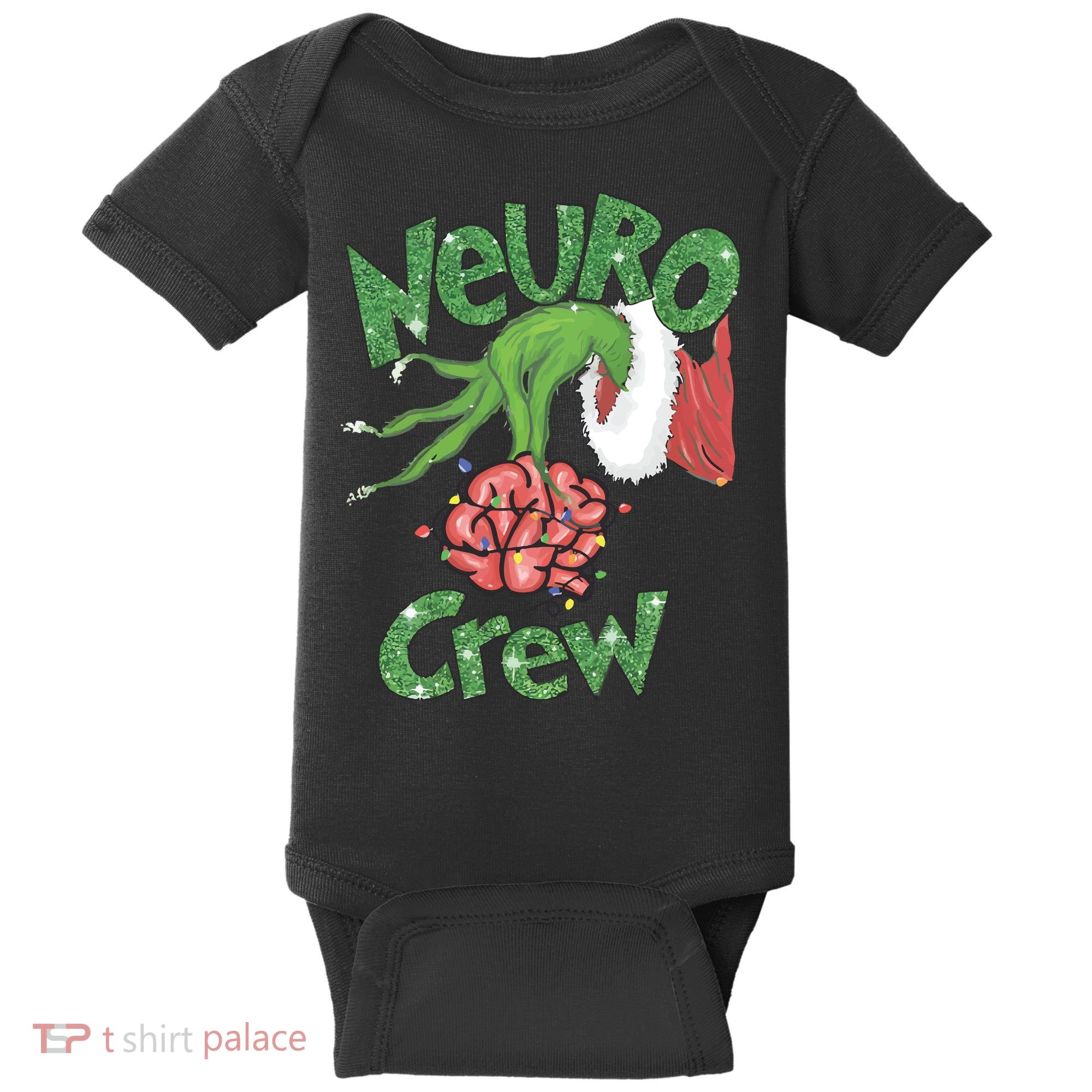 Neuro Crew Nurse Christmas Baby Bodysuit