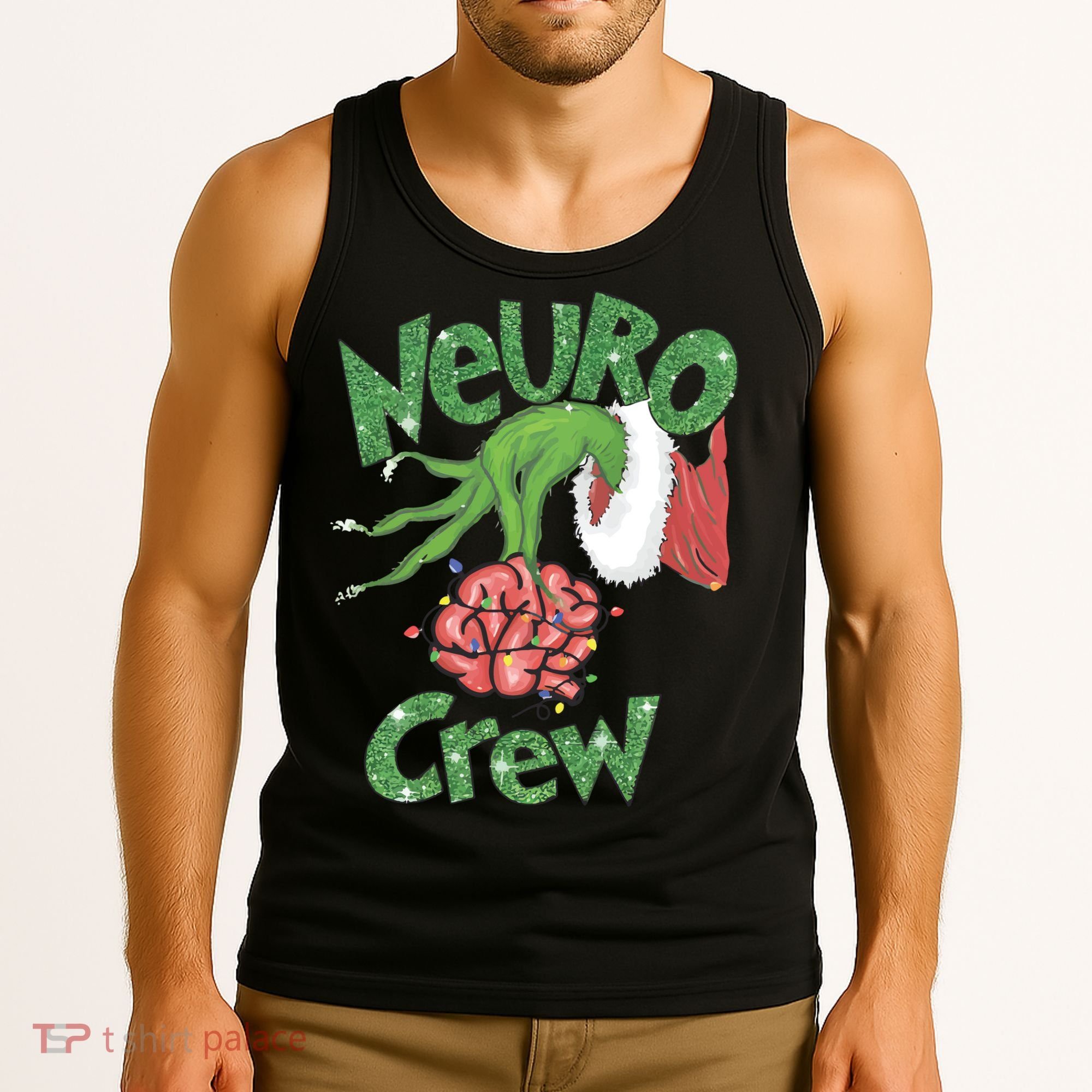 Neuro Crew Nurse Christmas Tank Top