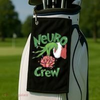 Neuro Crew Nurse Christmas Golf Towel thumb 2