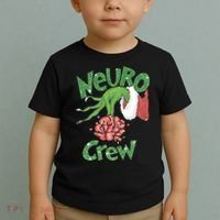 Neuro Crew Nurse Christmas Toddler T-Shirt thumb 2